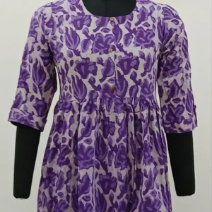 Cotton Hand Block Kashish Print Frock